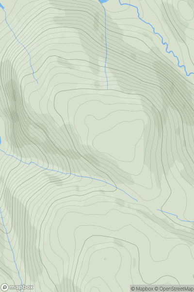 Thumbnail image for Beinn nan Capull [Jura, Scarba and Colonsay] showing contour plot for surrounding peak